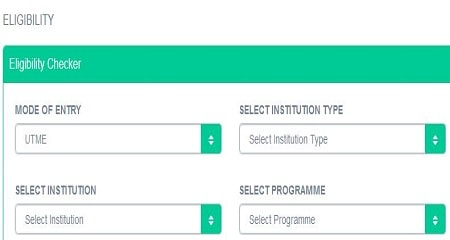 JAMB IBASS course eligibility checker