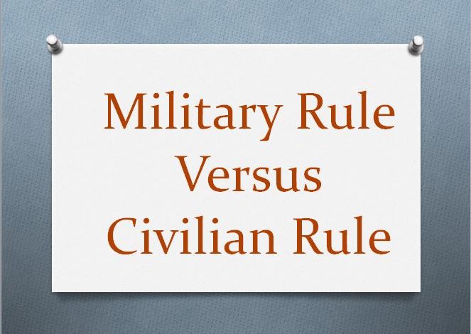 military vs civilian rule