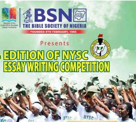 bible society of nigeria nysc essay competition