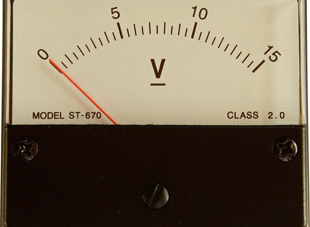 image of voltmeter