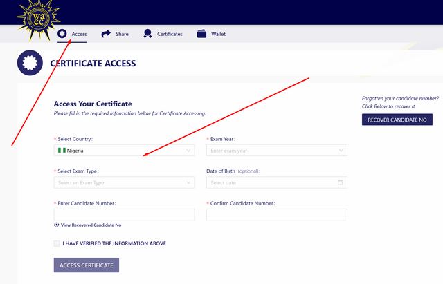 WAEC digital certificate