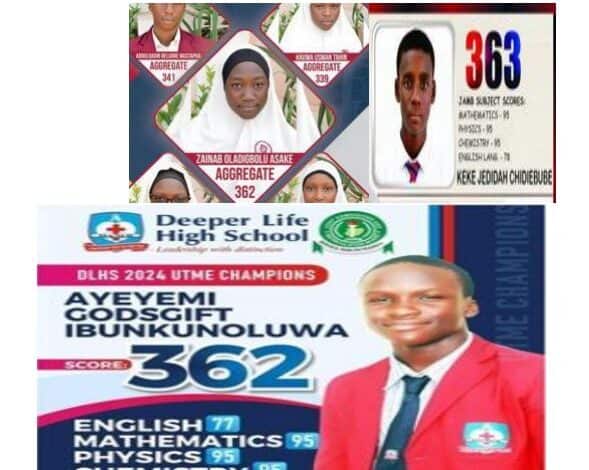 best jamb result 2024