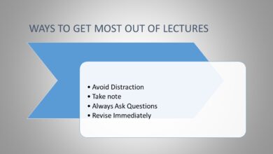 Ways to get most out of lectures